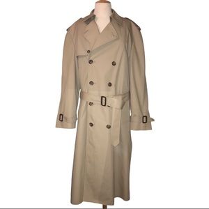 London Fog Lined Trench/Raincoat 42 Long